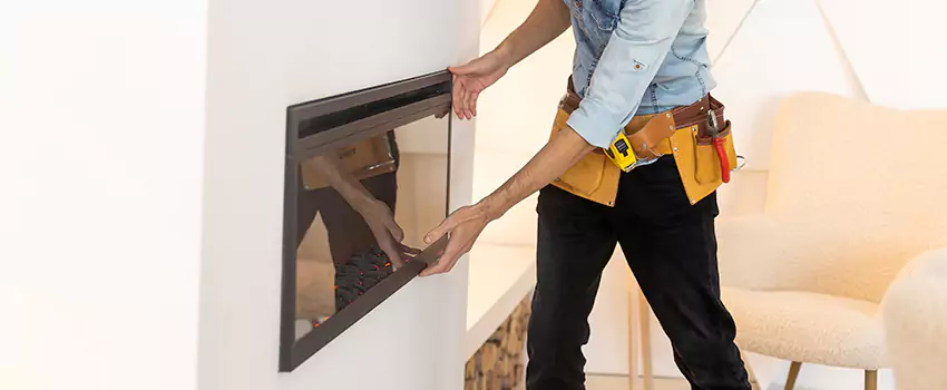 Metal Fireplace Installation in East Chicago, Indiana