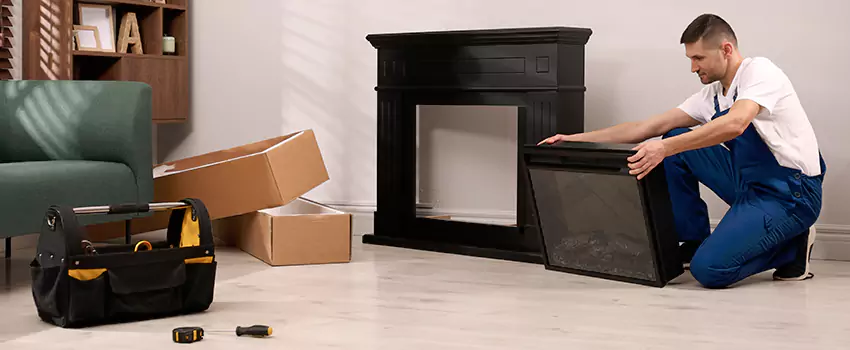 Old Rusted Metal Fireplace Repair And Replacement in East Chicago, IN
