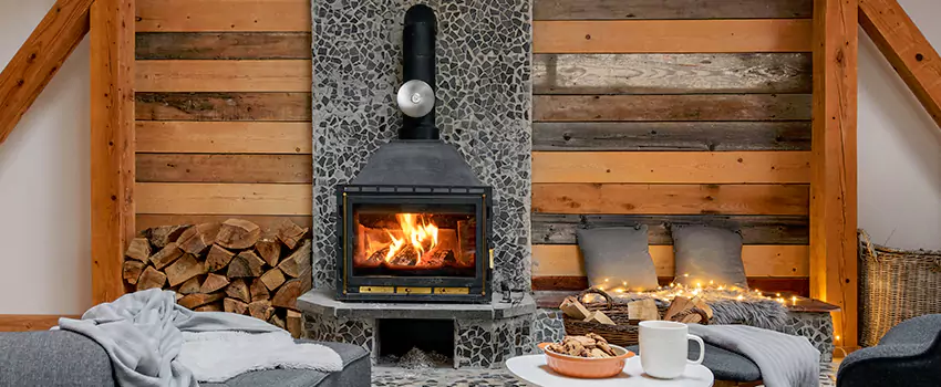 Thelin Hearth Products Direct Vent Gas Stove Fireplace Inspection in East Chicago, Indiana